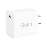 Gritin USB C Charger, 20W Super Fast USB C Wall Charger with PD 3.0, Safe & Compact Type C Power Adapter for Phone 15/14/13, Galaxy, Pixel, AirPods Pro