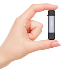 Gritin SD Card Reader, USB C Card Reader & Mini USB 3.0 Dual Connector Memory Card Adapter - Supports SD/Micro SD/MMC/SDXC/SDHC/Micro SDHC Compatible with MacBook Pro Air, iPad Pro Air, Galaxy etc.