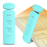 Gritin Clip-on Eye-Care LED Reading Light, 3 Modes & Brightness, 80H Runtime
