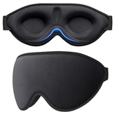 Gritin 100% Light Blocking Sleep Masks for Men & Women-Zero Pressure Sleeping Eye Mask -3D Ergonomic Design Eye Movement and Eyelash Friendly, Ultra Comfortable Blindfold for Sleeping