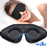 Gritin Light-Blackout Design Eye Zero-Pressure 3D Sleeping Mask