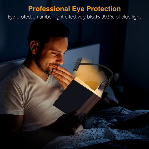 Gritin 19 LED Rechargeable Clip-On Book Light