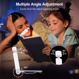 Gritin Mini lampe de lecture portable, lampe de lecture rechargeable pour lire au lit avec fonction mémoire