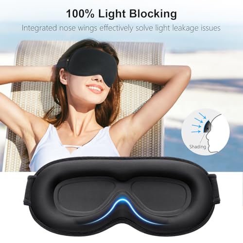 Gritin Light-Blackout Zero Eye Pressure Sleeping Eye Mask Secondary image