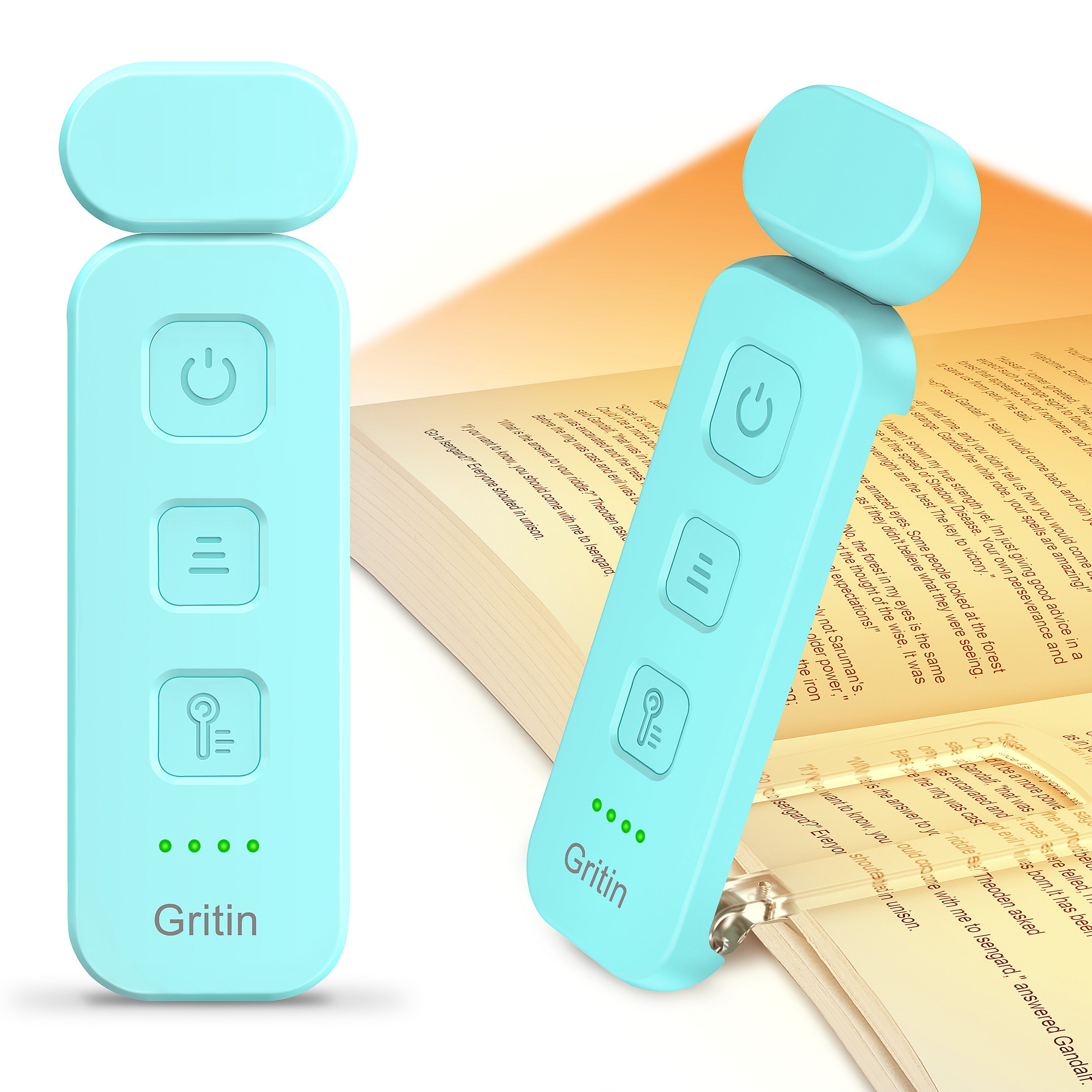 Gritin Reading Light, Book Light for Reading in Bed, Clip on Book Reading Light Main image