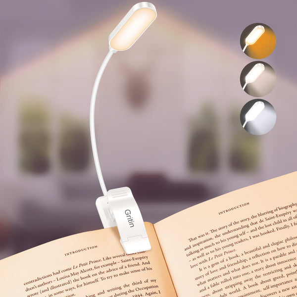Lampe de lecture rechargeable Gritin 16 LED pour lire au lit