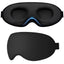 Gritin 100% Blackout Sleep Eye Mask for Side Sleeper Men Women, Zero Eye Pressure 3D Contoured Sleeping Mask with Adjustable Strap, Ergonomic Design Night Blindfold, Ultra Soft Comfortable for Travel