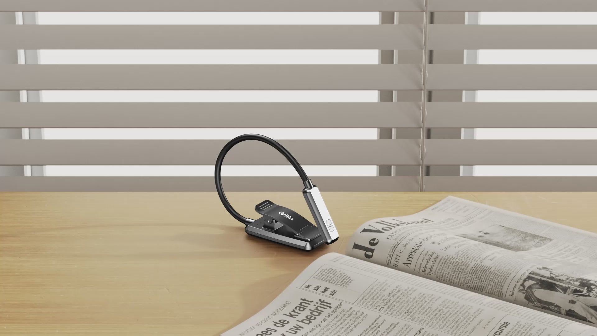 Lampe de lecture rechargeable Gritin à 9 LED pour lire au lit