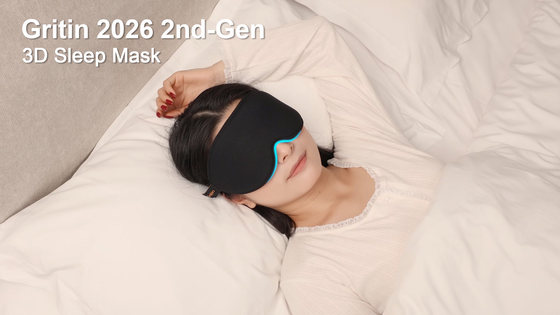 Gritin 2026 Gen 2 Sleep Mask-100% Blackout Eye Sleeping Mask
