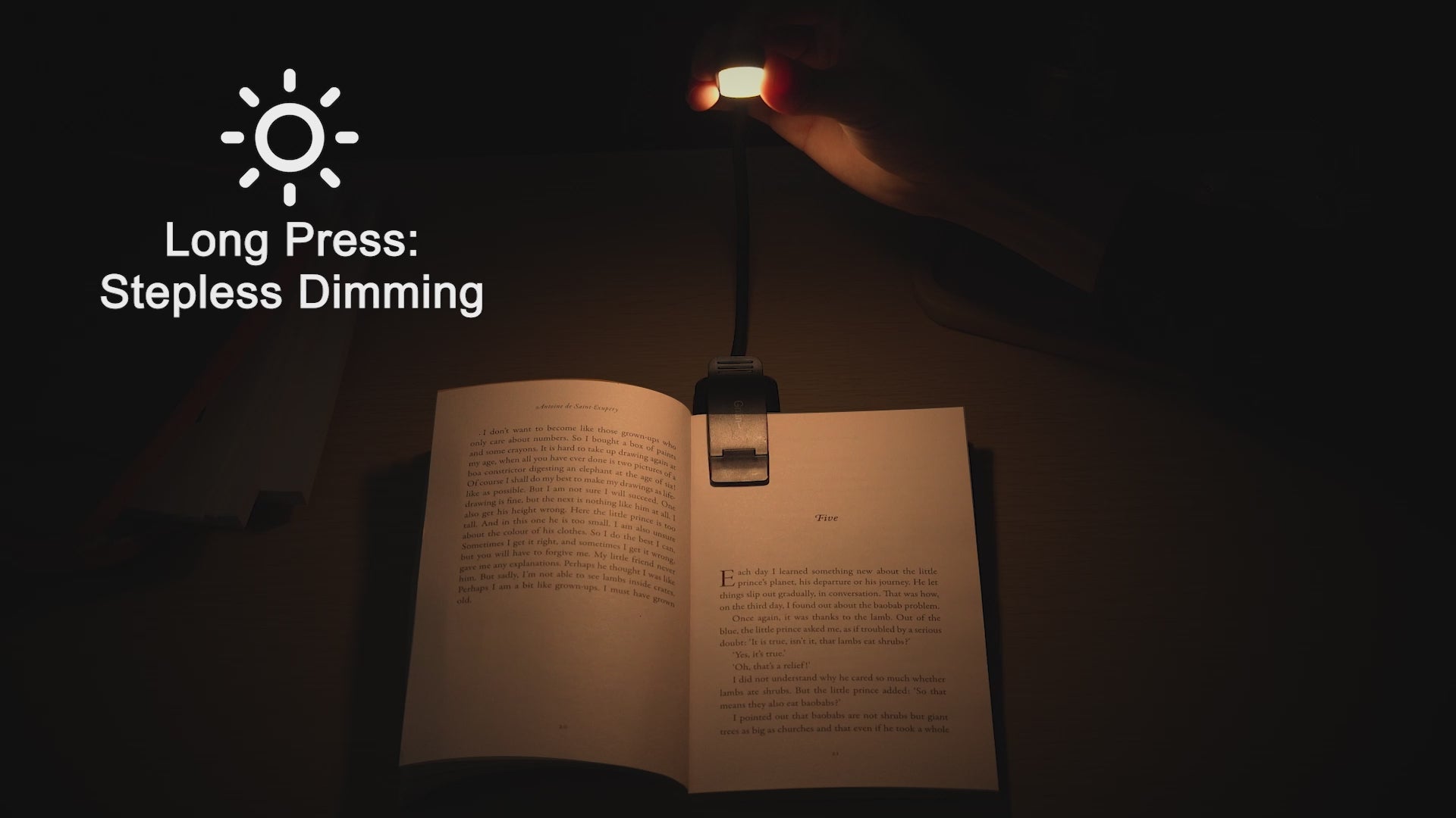 Gritin 16 LED Rechargeable Book Light for Reading in Bed