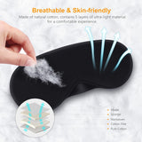 Gritin Light-Blackout Cotton Sleep Mask